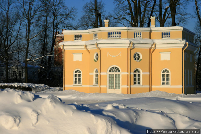 В зимнем Царскосельском парке Пушкин, Россия