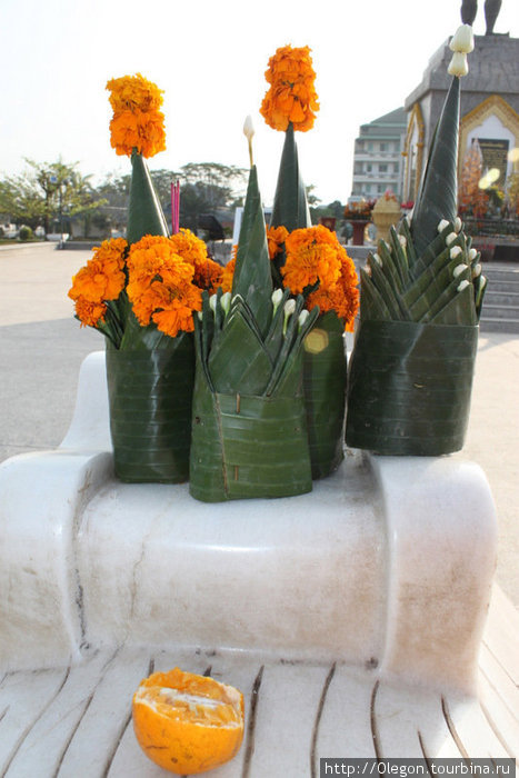 Цветы- в дар духам Вьентьян, Лаос
