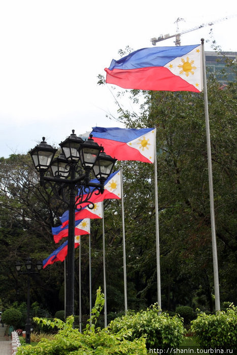 Филиппинские флаги Манила, Филиппины