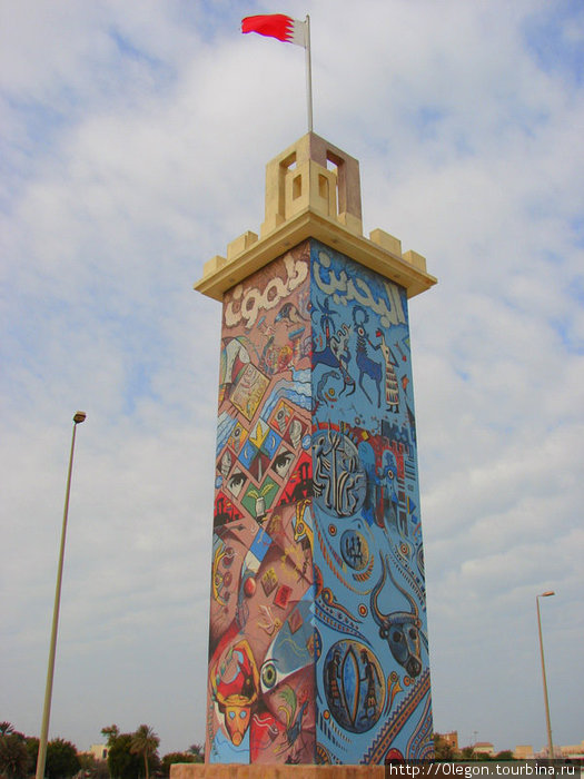 Граммотное графити украшает город Манама, Бахрейн