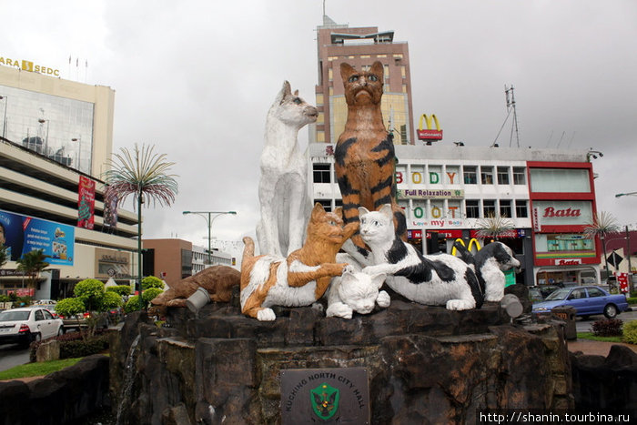 Памятник кошкам Кучинг, Малайзия