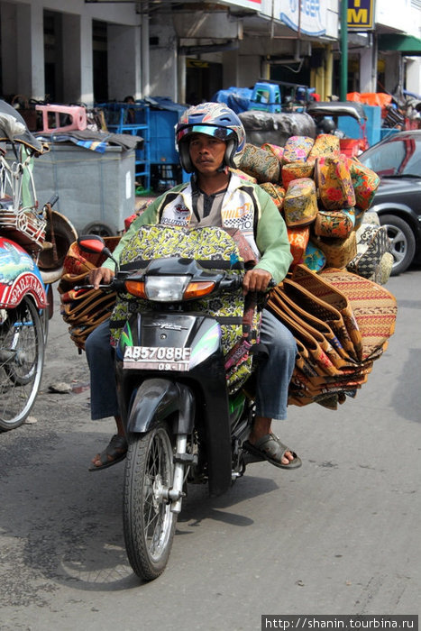 Грузовой мотоцикл Джокьякарта, Индонезия