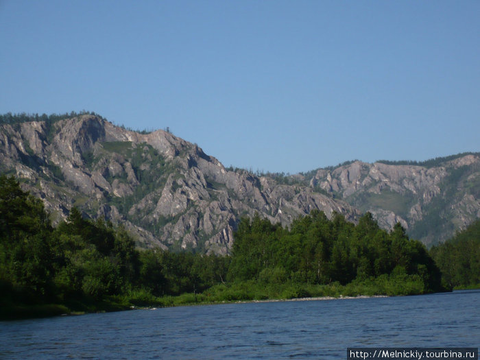 Хакассия, Сплав по реке Белый Июс Шира, Россия