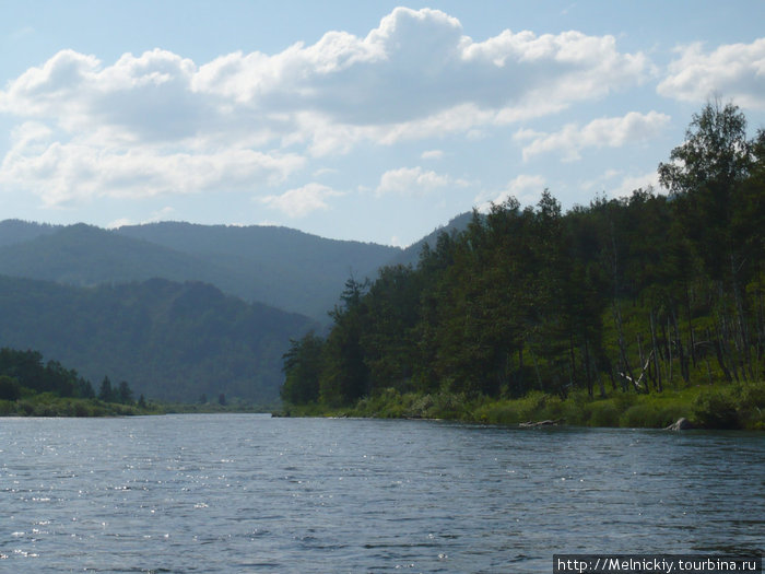 Хакассия, Сплав по реке Белый Июс Шира, Россия