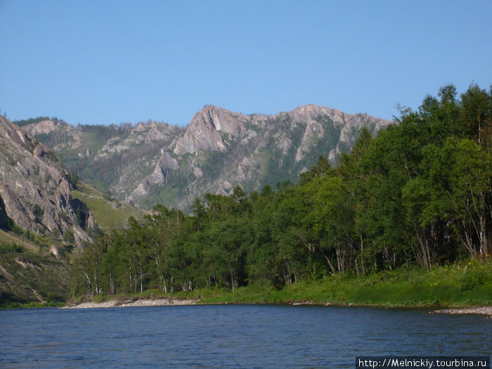 Хакассия, Сплав по реке Белый Июс Шира, Россия