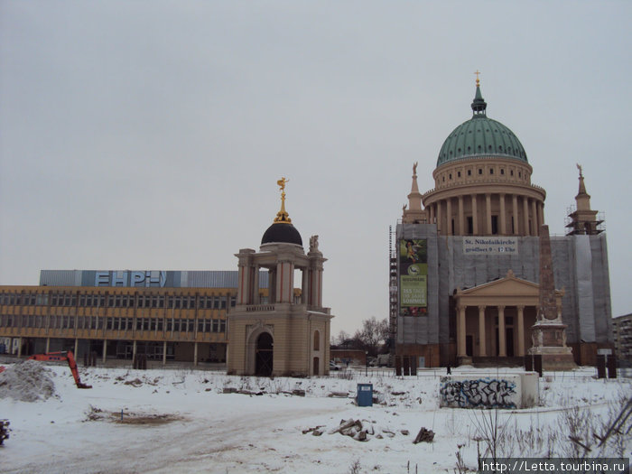 Площадь Старый рынок Потсдам, Германия