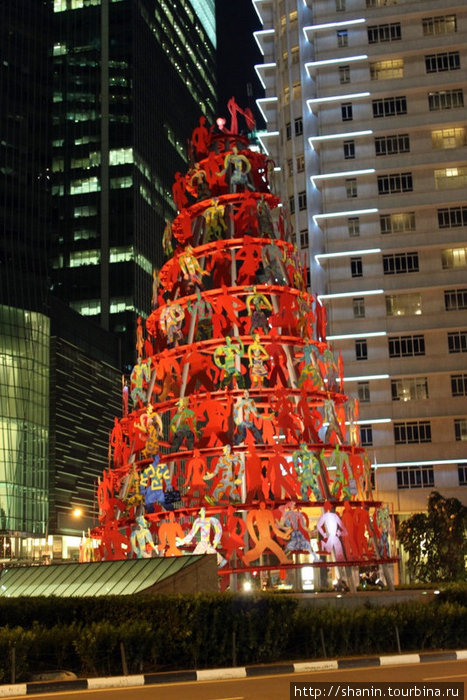 Новогодняя елка Сингапур (город-государство)