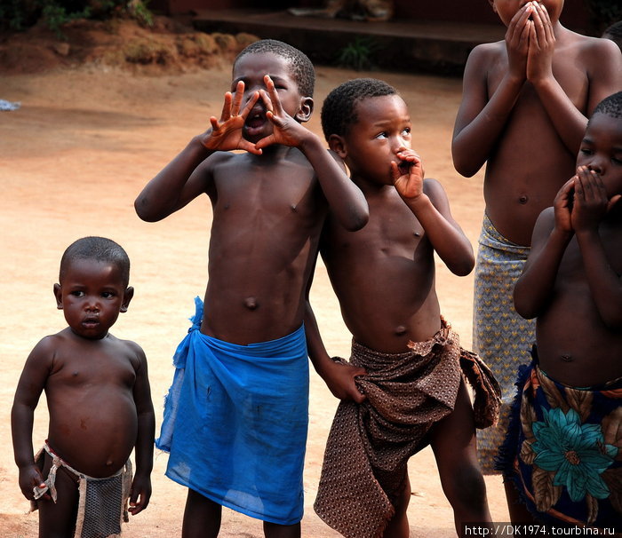 Дети по другую сторону земли Округ Хохо, Свазиленд
