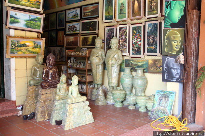 Магазин по продаже произведений искусства Пномпень, Камбоджа