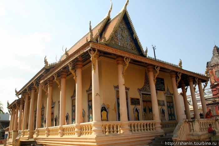 Типичный храм Пномпень, Камбоджа