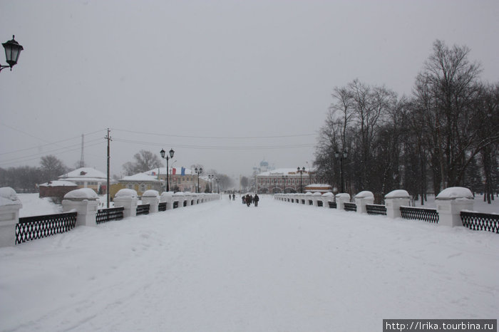 Соборный (Никольский) мост Углич, Россия