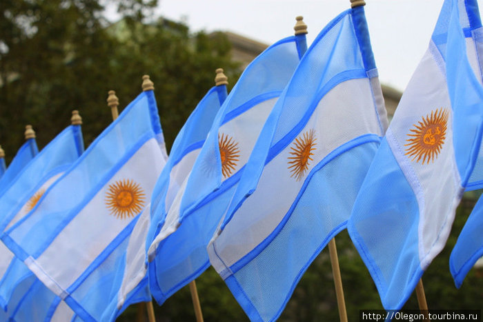 Голубые флаги Аргентины Буэнос-Айрес, Аргентина