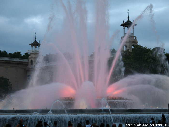 Магический фонтан. Барселона, Испания