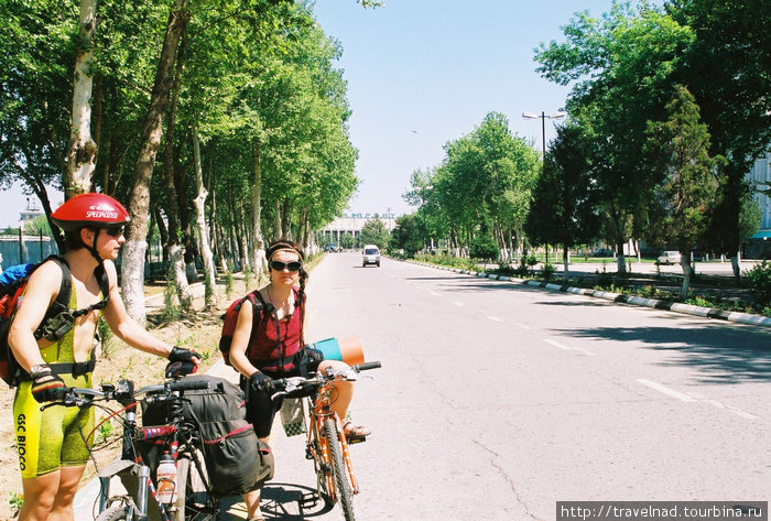 Из Самарканда в сторону Шахрисабза на велосипедах Узбекистан