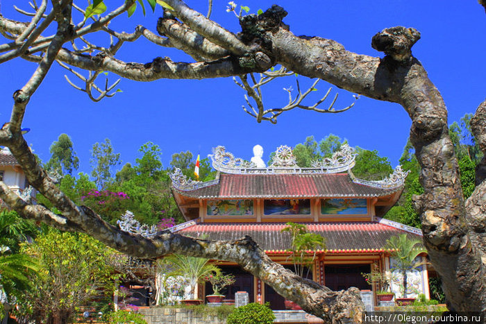Пагода Лонг Сон , построенная в 19 веке Нячанг, Вьетнам