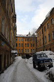 Проходной двор на Думской улице рядом с Казанским собором.