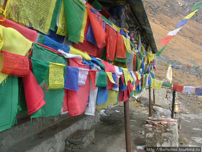 Тибетские флажки с молитвами. Непал