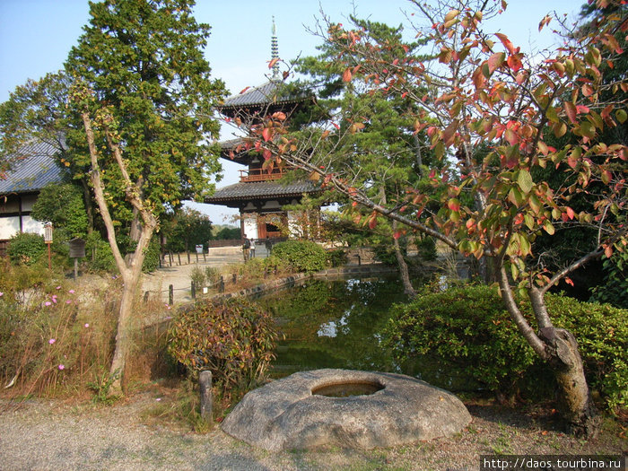 Храм Хокки-дзи - самый древний Икома, Япония