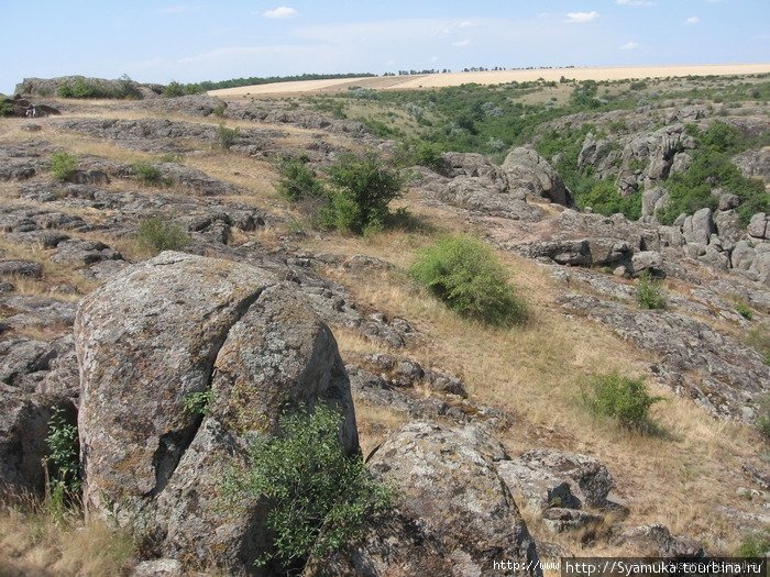 Вид на каньон. Вознесенск, Украина