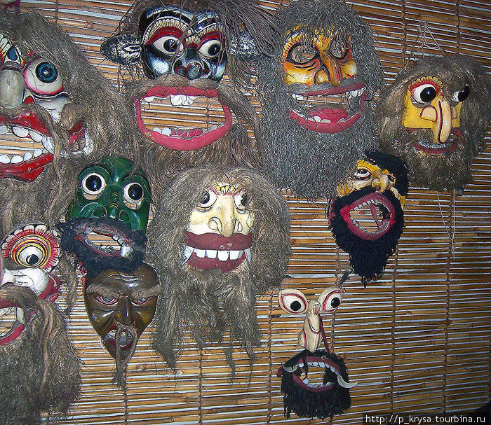 Как правило, такие маски изображают болезни Амбалангода, Шри-Ланка