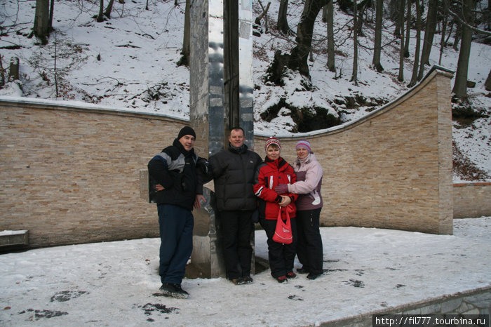 Зимние Карпаты в центре Европы. Яремче, Украина