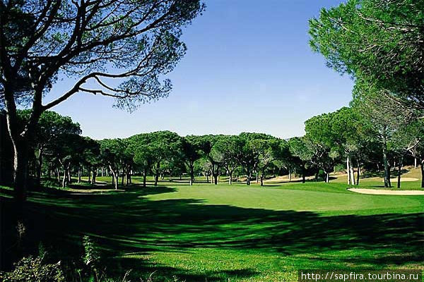 поле для гольфа Албуфейра, Португалия