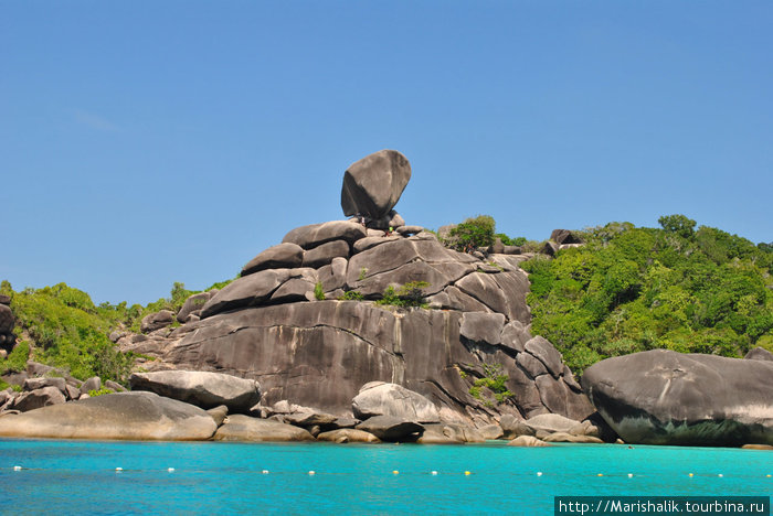 Симиланские острова в Индийском океане Таиланд