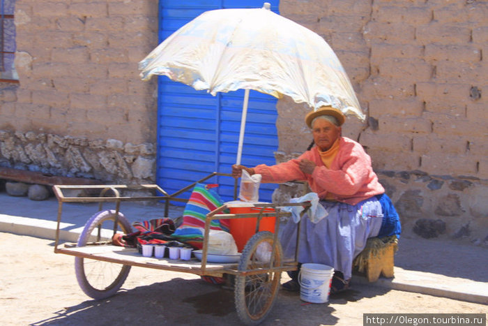 Холодные напитки, привезла на телеге из дому Боливия