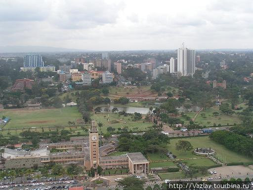 Вид на парк Ухуру Найроби, Кения