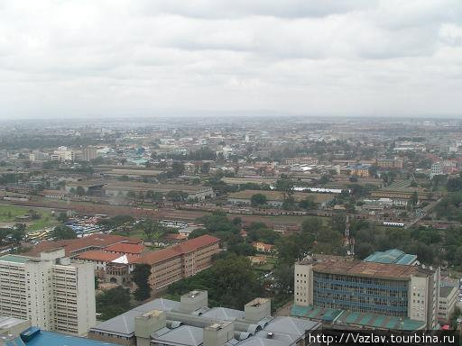 Взгляд на пригород Найроби, Кения