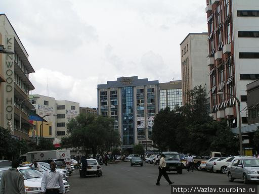 На одной из улиц Найроби, Кения