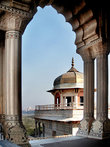 Восьмиугольная башня Мусамман-Бурдж — спальня Императора Шаха Джахана.