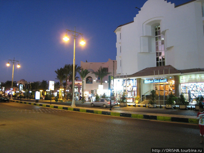 Ночные улицы Хургады. Хургада, Египет