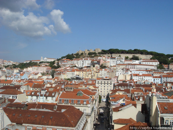 это вид  с высоты на Лиссабон Лиссабон, Португалия