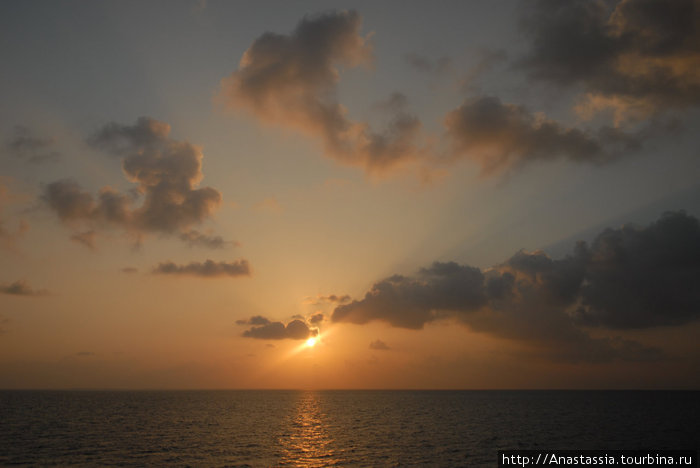 Движение солнца Мальдивские острова