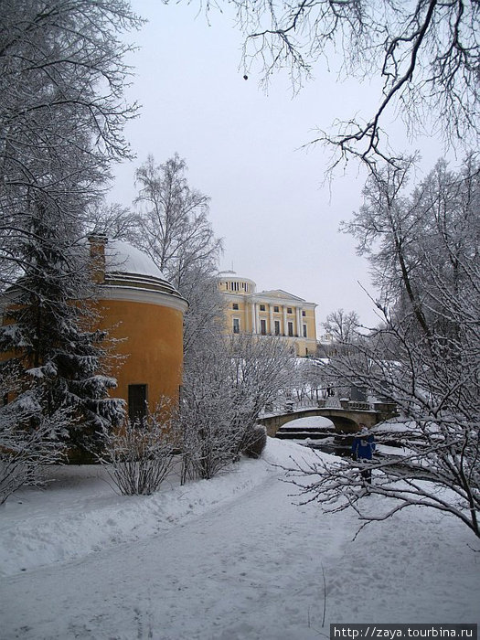 Павловск зимой Павловск, Россия