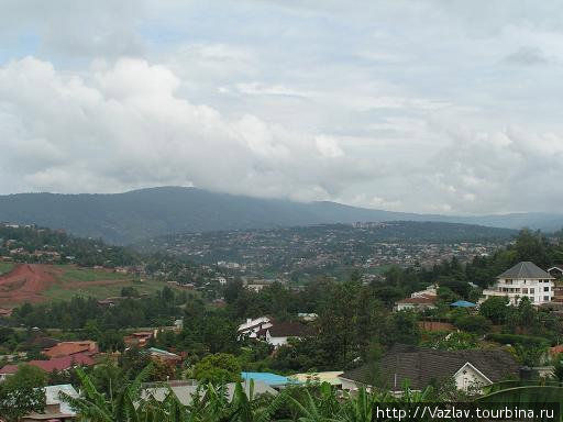 Застройка холма Кимихурура Кигали, Руанда