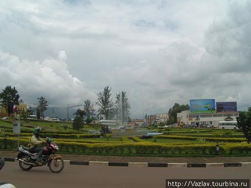 На площади Кигали, Руанда