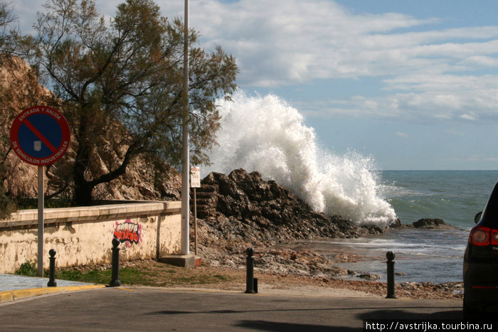 цунами местного масштаба Куйера, Испания