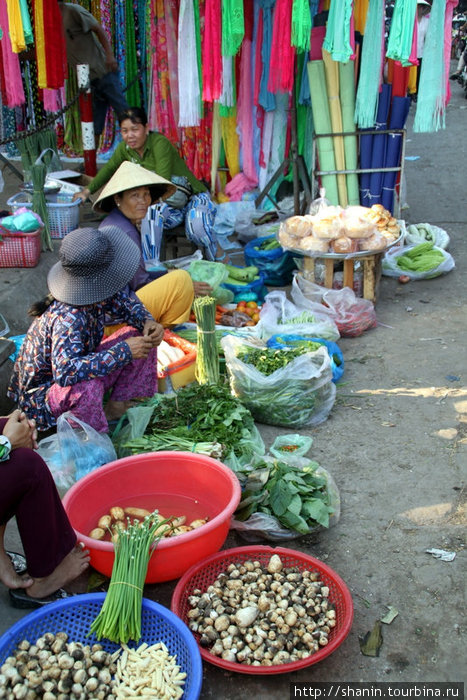 Торговки в ряд Тяудок, Вьетнам