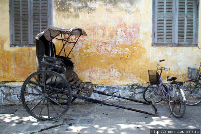 Велосипед и тележка рикши Хойан, Вьетнам