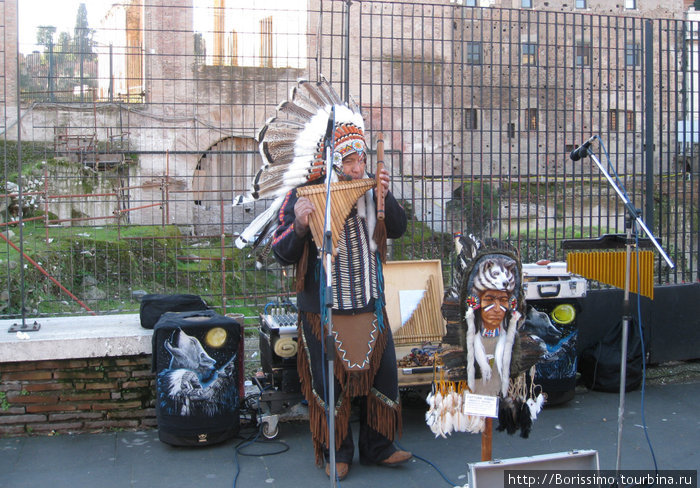 Индейцы из Эквадора Рим, Италия