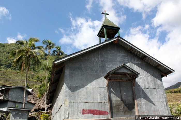 Деревенская церковь в Батаде Банауэ Рисовые Террасы, Филиппины