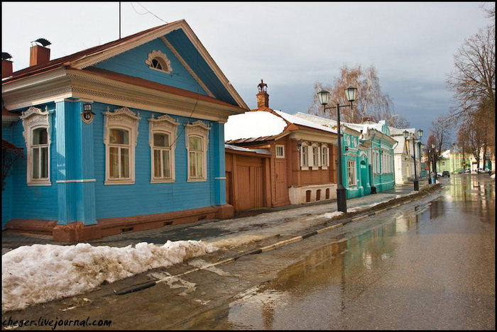 Красочный город Городец, Россия