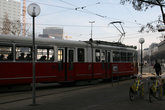 старый венский трамвай