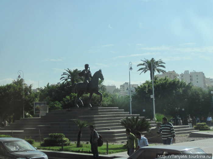 Македонский на коне Александрия, Египет