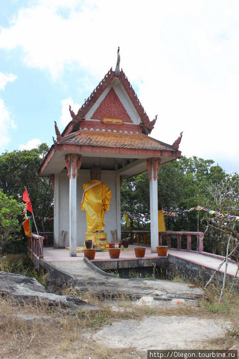 Главная тема в Камбоджии- это буддизм Кампот, Камбоджа