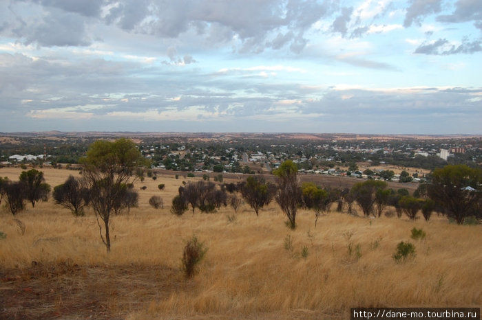 Вид на Нортэм со смотровой площадки Штат Западная Австралия, Австралия