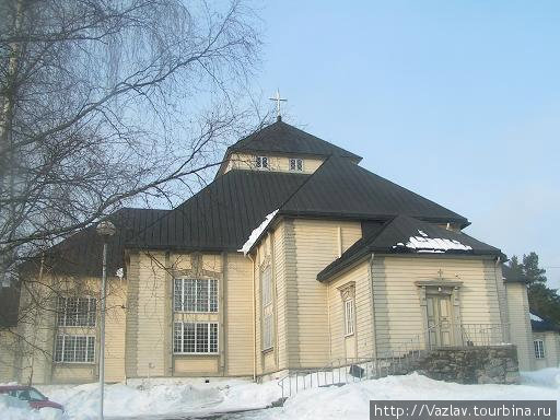 Боковой фасад церкви Миккели, Финляндия