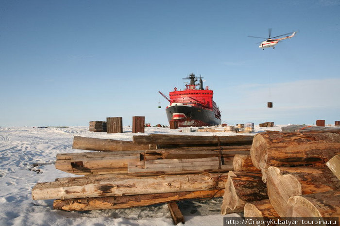 Экспедиция на Северный полюс. Покидаем льдину